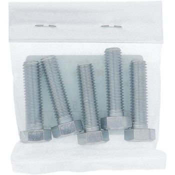 7T小形六角ボルト 全ねじ (鉄/三価めっき)(パック品) OHSATO(大里)