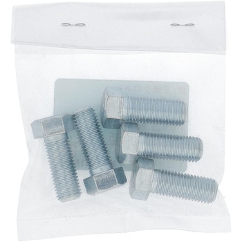 7T小形六角ボルト 全ねじ (鉄/三価めっき)(パック品) OHSATO(大里)