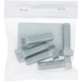 7T小形六角ボルト 全ねじ (鉄/三価めっき)(パック品) OHSATO(大里)