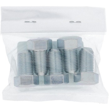 7T小形六角ボルト 全ねじ (鉄/三価めっき)(パック品) OHSATO(大里)