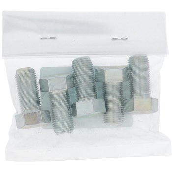 7T小形六角ボルト 全ねじ (鉄/三価めっき)(パック品) OHSATO(大里)