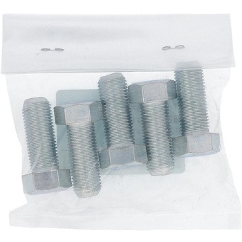 7T小形六角ボルト 全ねじ (鉄/三価めっき)(パック品) OHSATO(大里)