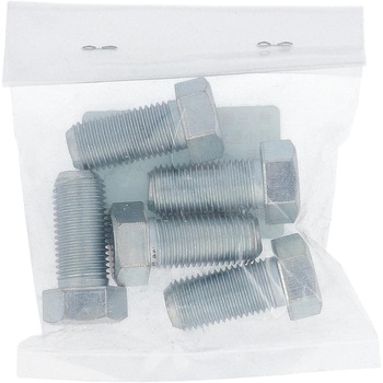 7T小形六角ボルト 全ねじ (鉄/三価めっき)(パック品) OHSATO(大里)