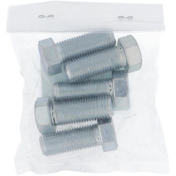 7T小形六角ボルト 全ねじ (鉄/三価めっき)(パック品) OHSATO(大里)