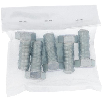 7T小形六角ボルト 全ねじ (鉄/三価めっき)(パック品) OHSATO(大里)