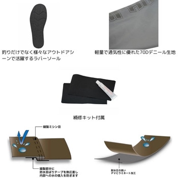 OH-001R ヒップウェダー70D (ラジアルソール) X-sell(エクセル)
