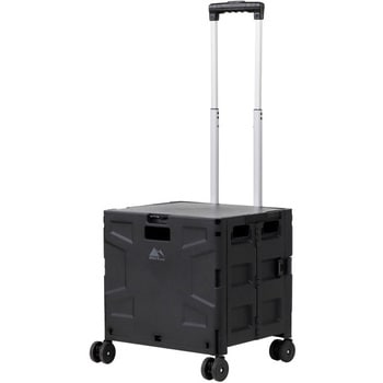 4輪折りたたみキャリーカート ふた・ストッパー付き 45L 25kg SIS