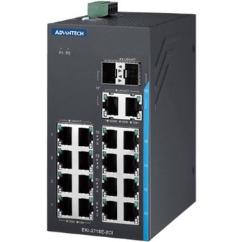 非管理型・産業用イーサネット・GbE/FEスイッチ：EKI-2000シリーズ(ワンタッチVLAN機能あり) Advantech(アドバンテック)