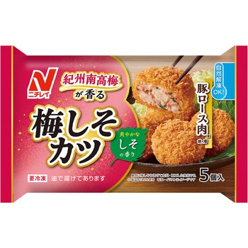 [冷凍]紀州南高梅が香る 梅しそカツ ニチレイフーズ