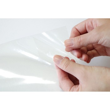 ズレ防止つき透明ダイニングシート 明和グラビア