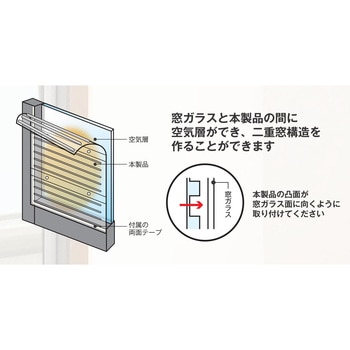 目隠しになるすりガラス調断熱パネル 明和グラビア