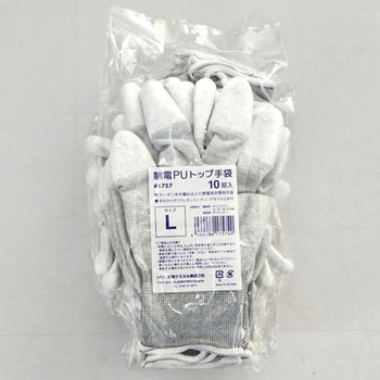 制電PUトップ手袋 10双入 丸和ケミカル
