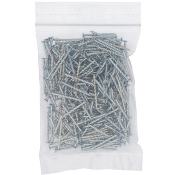 スクリュー釘 平頭 (鉄/ユニクロめっき) 約250G(パック品) - 大里