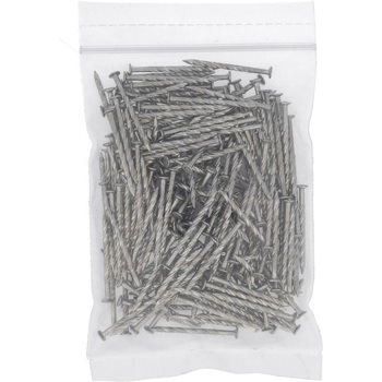 スクリュー釘 平頭 (鉄/ユニクロめっき) 約250G(パック品) OHSATO(大里)