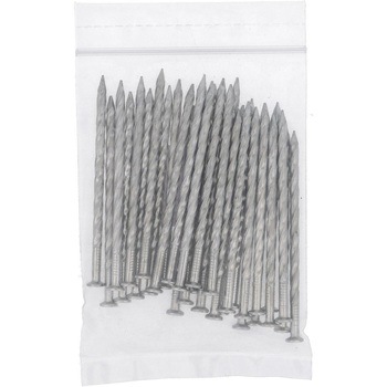 スクリュー釘 平頭 (鉄/ユニクロめっき) 約250G(パック品) OHSATO(大里)