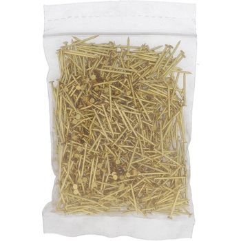 真鍮釘 平頭 約250G(パック品) 大里