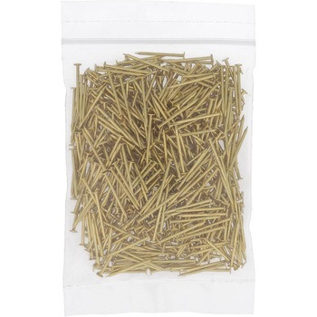 真鍮釘 平頭 約250G(パック品) 大里