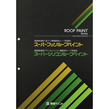 関西ペイント スーパーフッソルーフペイント スーパーシリコンルーフペイント 色見本帳 関西ペイント