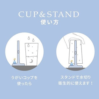 シンデレラのうがいコップ&スタンド ハシートップイン