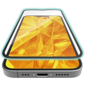 iPhone 16e/14/13/13 Pro ガラスフィルム 高透明 全面保護 365日保証 Dragontrail(R)X 表面硬度10H エレコム