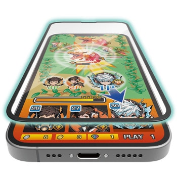 iPhone 16e/14/13/13 Pro ガラスフィルム 高透明 ゲーム最適 全面保護 365日交換保証 エレコム