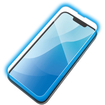 iPhone 16e/14/13/13 Pro ガラスフィルム 高透明 ブルーライトカット 表面硬度10H 指紋防止 エレコム