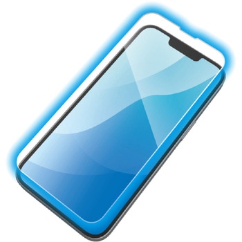 iPhone 16e/14/13/13 Pro ガラスフィルム アンチグレア ブルーライトカット 表面硬度9H 指紋防止 エレコム
