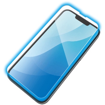 iPhone 16e ガラスフィルム 高透明 ブルーライトカット 表面硬度10H 指紋防止 簡単貼り付けツール付 エレコム