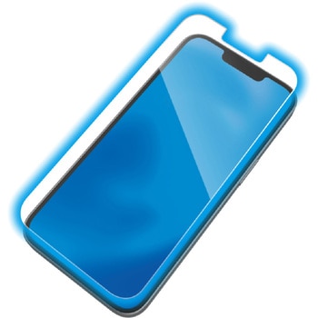 iPhone 16e/14/13/13 Pro ガラスライクフィルム 高透明 ブルーライトカット ハードコート 薄型 表面硬度9H エレコム