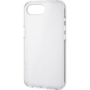 iPhone 17e / 16e ケース ハイブリッド 衝撃吸収 カメラレンズ保護設計 メタルステッカー付 背面マット エレコム