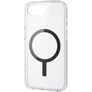 iPhone 16e ケース ハイブリッド カバー 衝撃吸収 カメラレンズ保護設計 磁力吸着ワイヤレス充電対応 - エレコム
