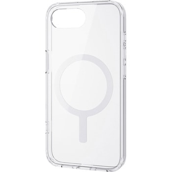 iPhone 16e ケース ハイブリッド カバー 衝撃吸収 カメラレンズ保護設計 磁力吸着ワイヤレス充電対応 - エレコム