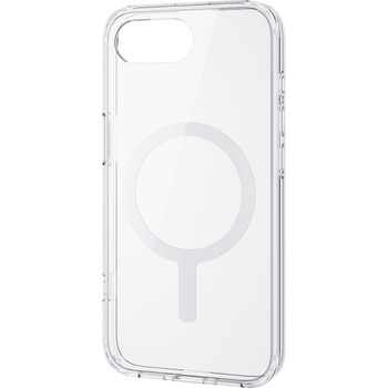 iPhone 17e / 16e ケース ハイブリッド カバー 衝撃吸収 カメラレンズ保護設計 磁力吸着ワイヤレス充電対応 エレコム