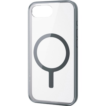 iPhone 16e ケース ハイブリッド カバー 衝撃吸収 カメラレンズ保護設計 磁力吸着ワイヤレス充電対応 - エレコム