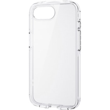 iPhone 16e ケース ハイブリッド カバー 衝撃吸収 軽量 薄型 メタルステッカー付 硬度5H エレコム