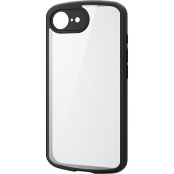 iPhone 17e / 16e ケース ハイブリッド カバー 衝撃吸収 軽量 薄型 カメラレンズ保護設計 メタルステッカー付 エレコム