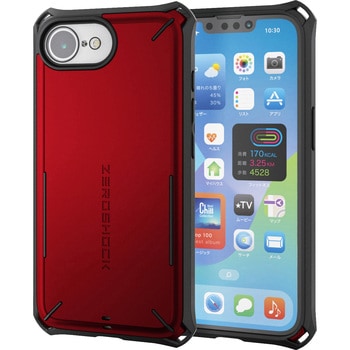 iPhone 16e ケース ハイブリッド カバー 衝撃吸収 カメラレンズ保護カバー フィルム付 極限保護 エレコム