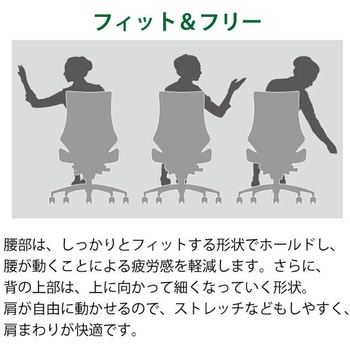 エフチェア クロスハイバック 肘なし ハンガー付<配送時組立サービス付> イトーキ