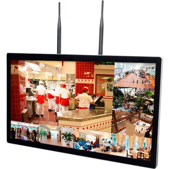防犯カメラ 無線式 32インチモニター一体型Wi-Fi NVR 10chモデル HDD：2-8TB搭載 塚本無線
