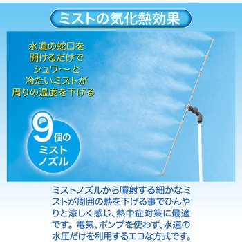 ミストdeクールシャワー スタンドビッグ9 後藤