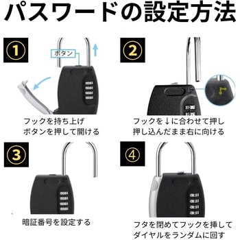 キーボックス スリムタイプ 4桁ダイヤル錠 ZATTA