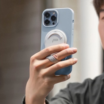 PGYTECH MagFlex スマートフォンスタンド (ミスティ グレー) PGYTECH