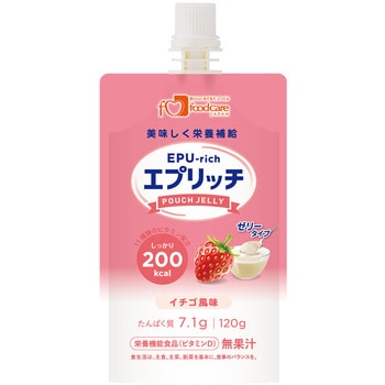 エプリッチパウチゼリー イチゴ風味 エプリッチ