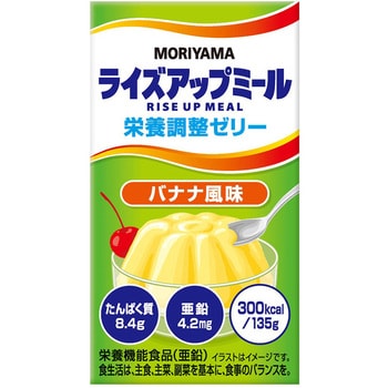 MORIYAMAライズアップミール 栄養調整ゼリー バナナ風味 ライズアップミール
