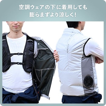 水冷服 プロ仕様 ダイレクトクール DIRECT COOL ハーネス対応 水冷ベスト YAMAZEN(山善)