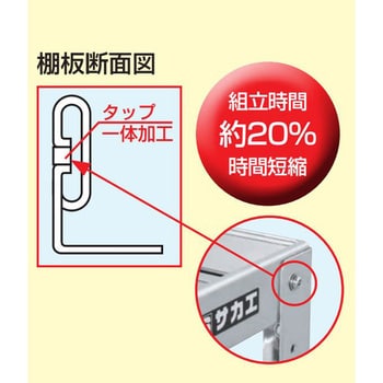 CSWA-758SU4 ステンレスニューCSスーパーワゴン(SUS430/ナイロン 