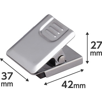 マグネットクリップ ステンレス 角型 モノタロウ