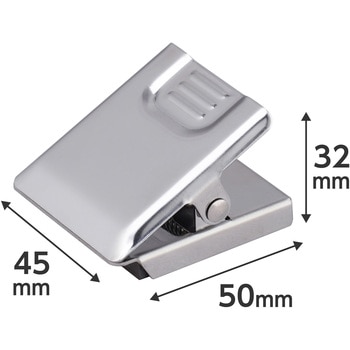 マグネットクリップ ステンレス 角型 モノタロウ