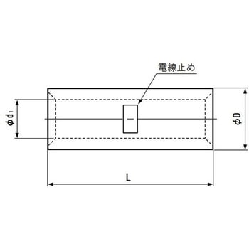 突合せ用スリーブ(B形) JST(日本圧着端子製造)