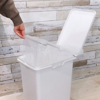PROPRETE×e-LABO ペダルペール30L ホワイト LIVPLUS